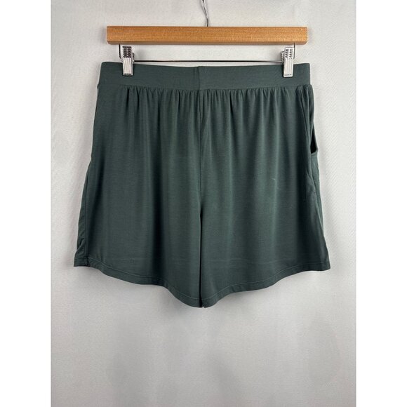 Women’s Small Eberjay Olive Green Bamboo Lounge Shorts - Picture 3 of 5